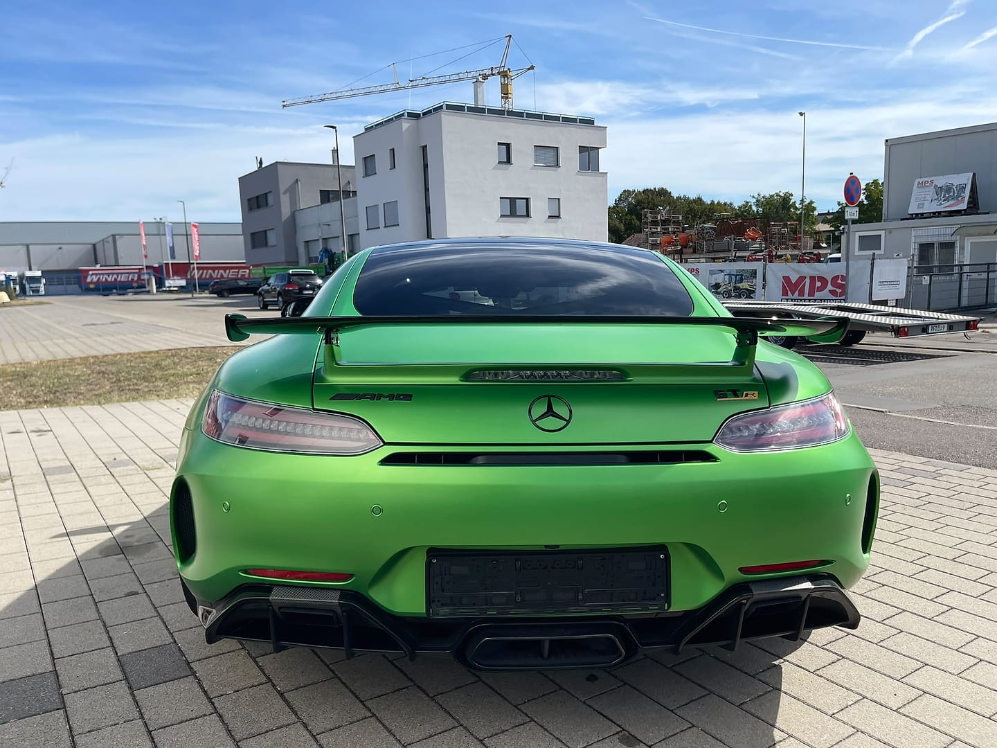 Mercedes-AMG GT R, Heckansicht mit Heckflügel