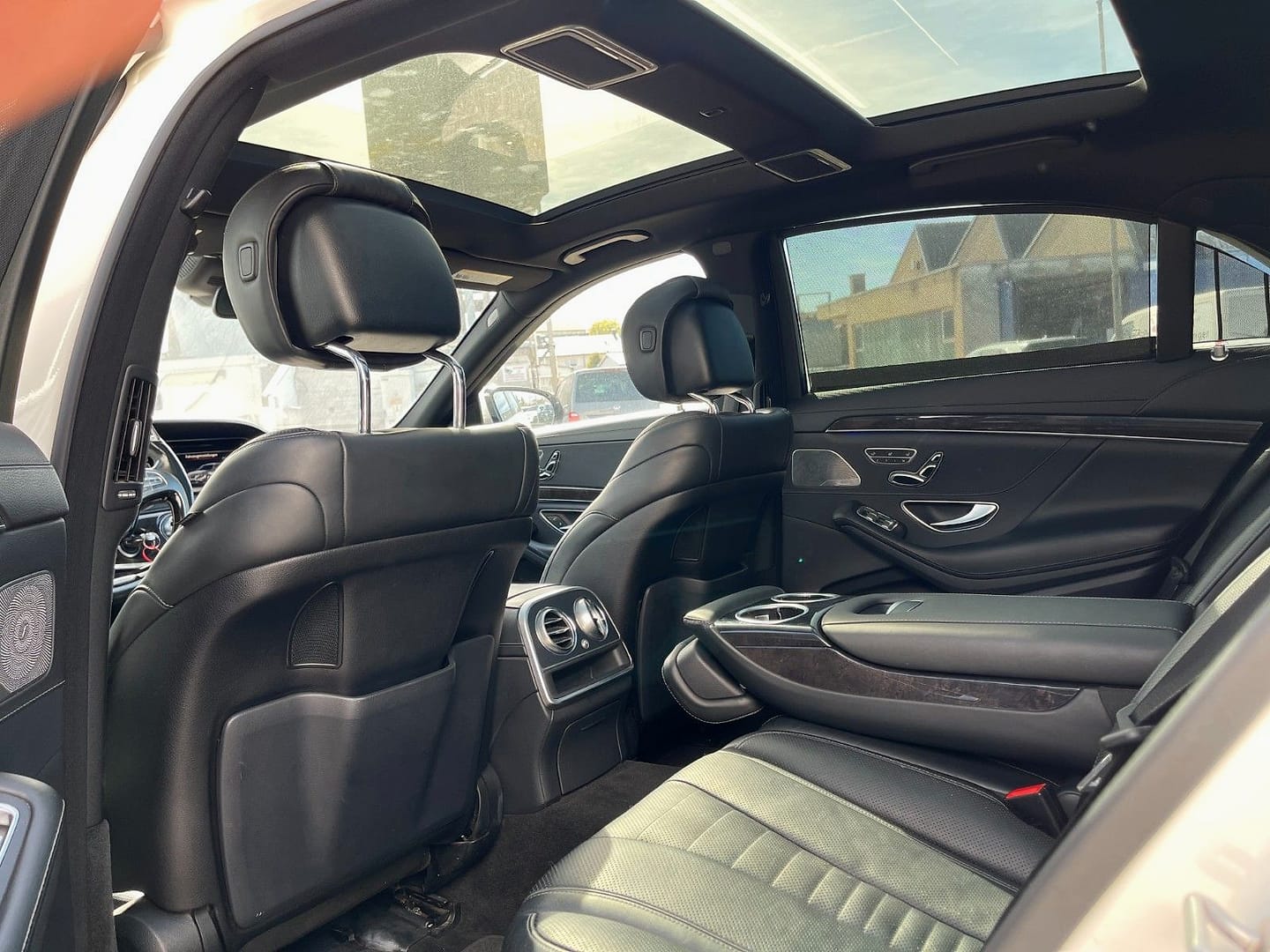 Mercedes-Benz S 500, Innenraum: Rücksitze