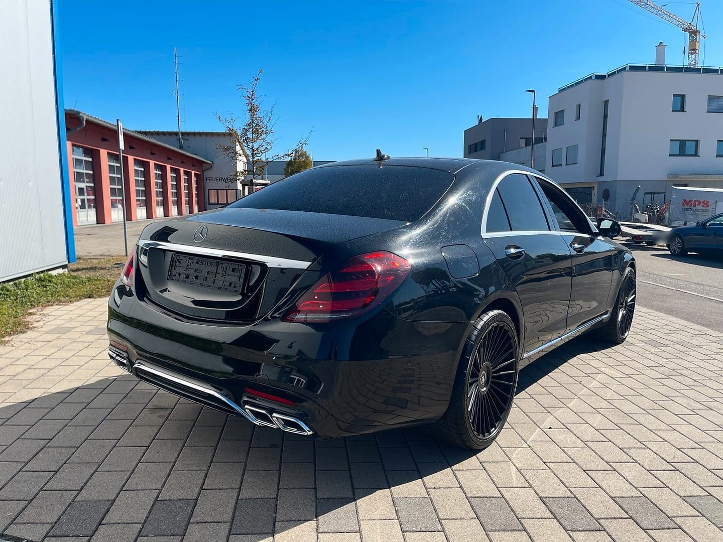 Mercedes-Benz S 350 d Limousine, schräg von hinten