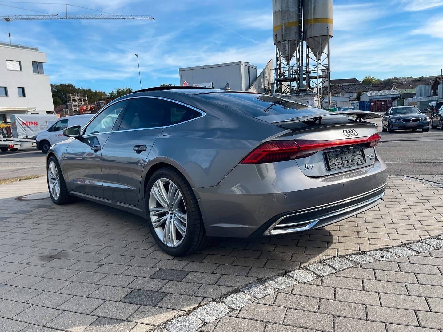 Audi A7 Sportback 45 TDI quattro, schräg von hinten