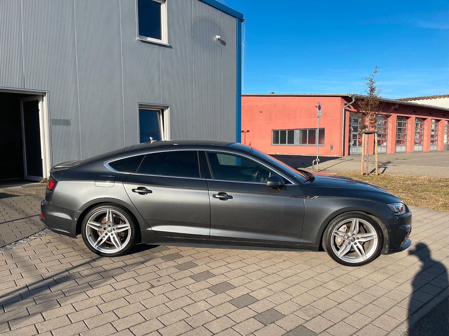 Audi A5 Sportback quattro, Seitenansicht